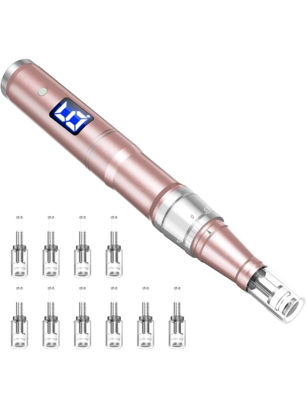 Wireless Beauty Pen for Personal Care, 6-Speed Rechargeable, Skin Treatment Tool